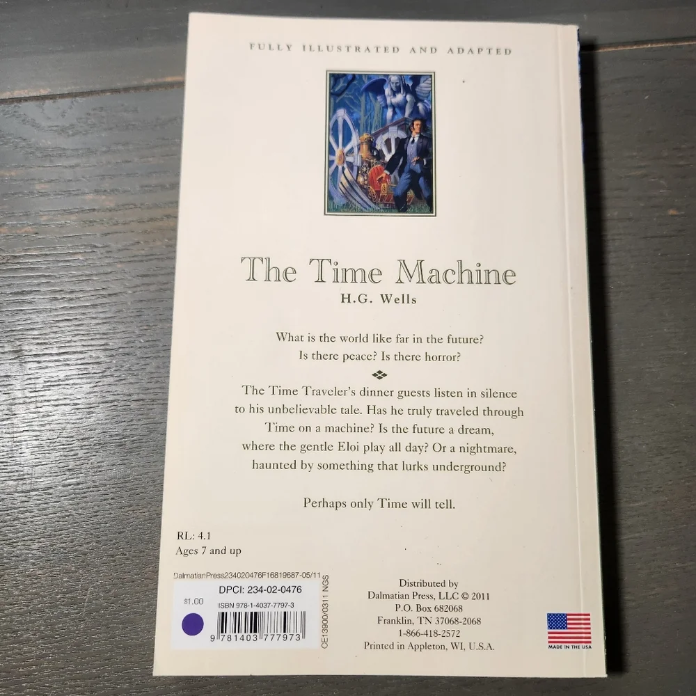 Time Machine (Junior Classics For Young Readers) H.G. Wells ISBN 10: 1403777977